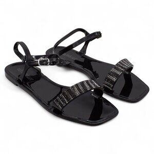 Olivia Miller Womens Calabria Open Toe Jelly Sandals
